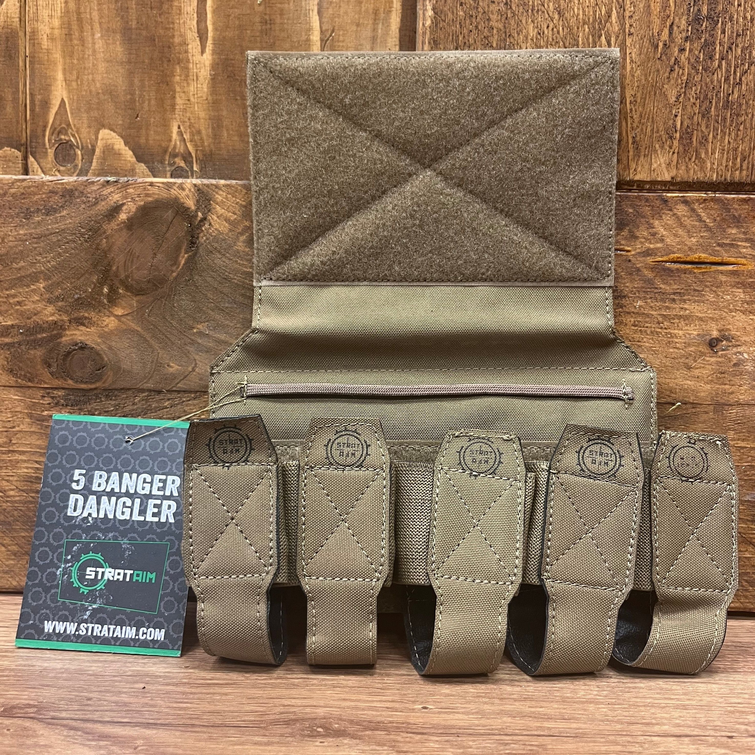 Detail of the multicam pattern on the StratAIM 5 Banger Dangler Pouch