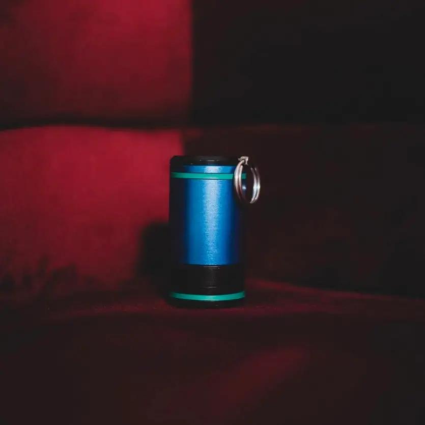 Close-up of the Echo Grenade's durable construction materials
