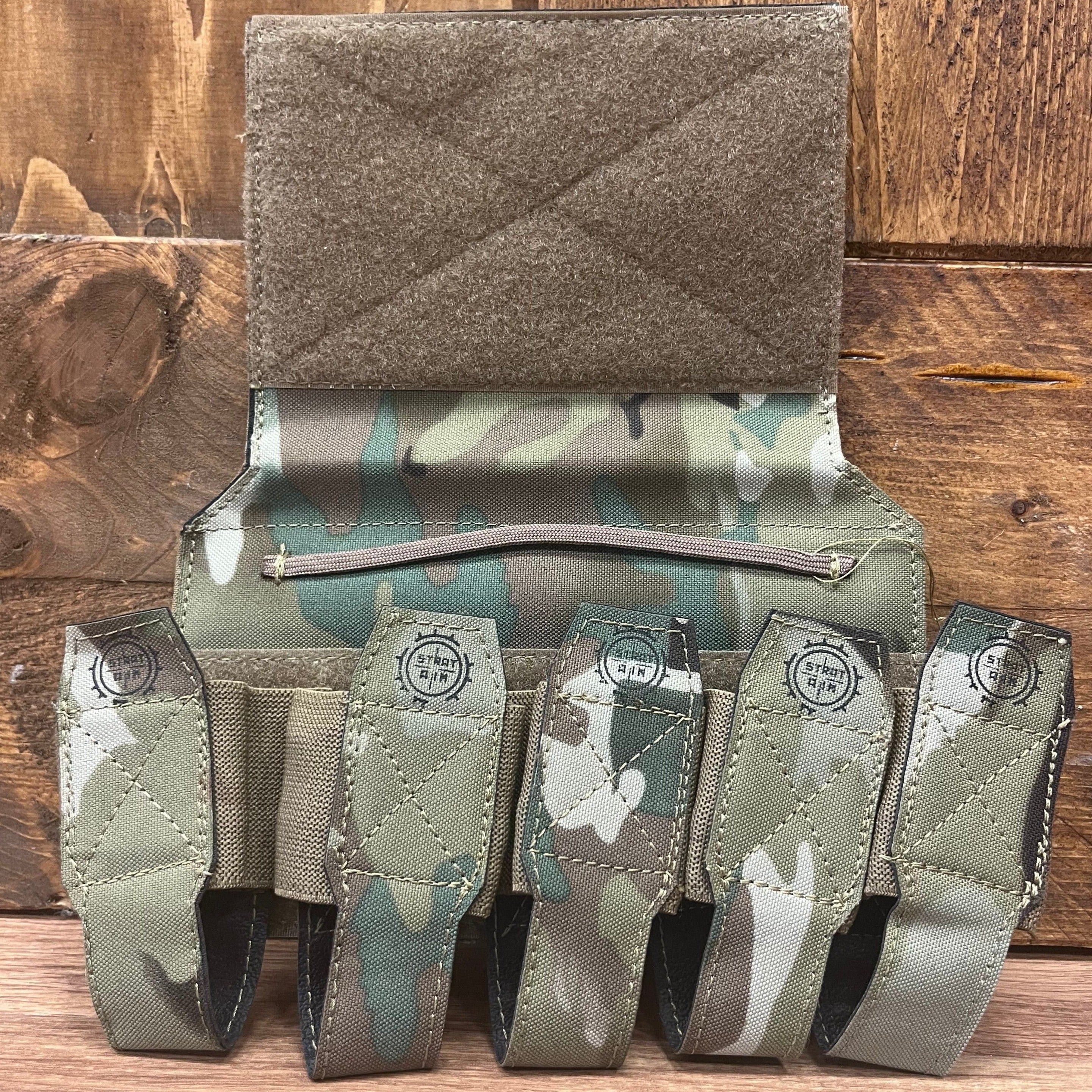 5 Banger Dangler Grenade Pouch attached to tactical vest showcasing capacity